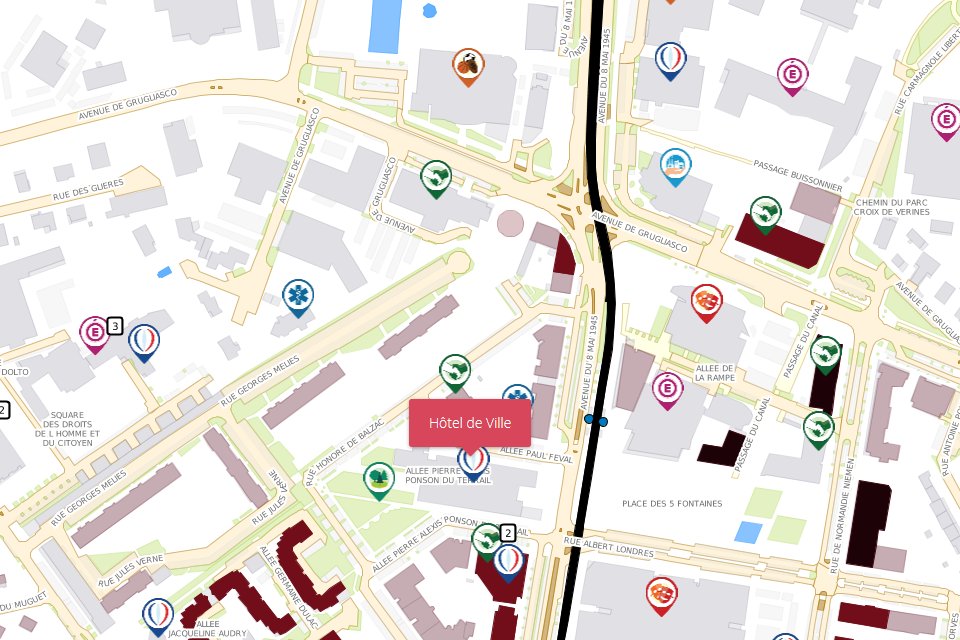 Capture plan interactif de la ville Capture plan interactif de la ville