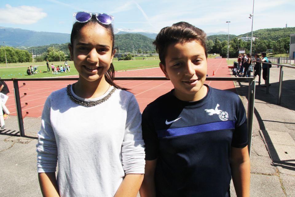 Maria Benammara et Arlind Haljimi Maria Benammara et Arlind Haljimi de l'AS Surieux Football