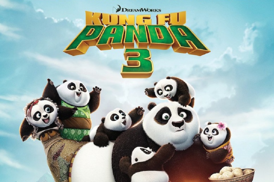 L'affiche du film animé Kung Fu Panda 3