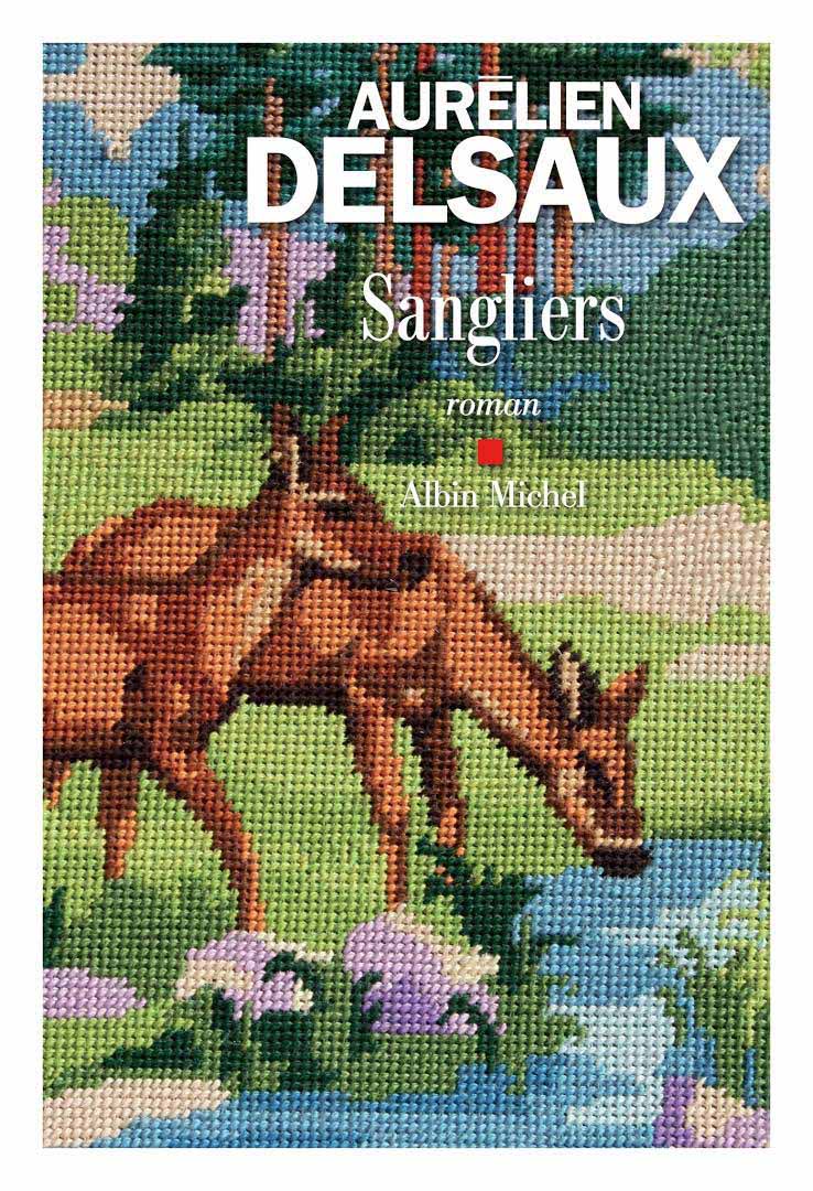 La couverture de Sangliers, un roman d'Aurélien Delsaux