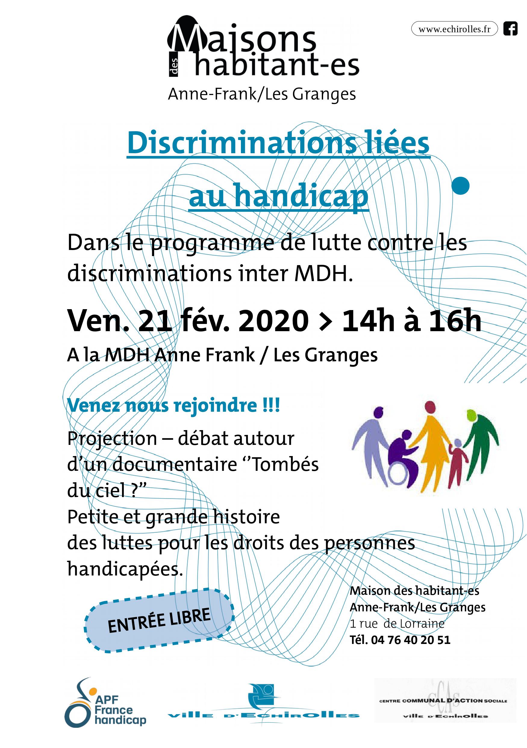 Soirée handicap MDH Anne Frank Soirée handicap MDH Anne Frank