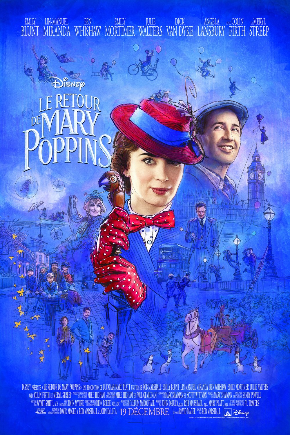 Affiche du film Le retour de Mary Poppins