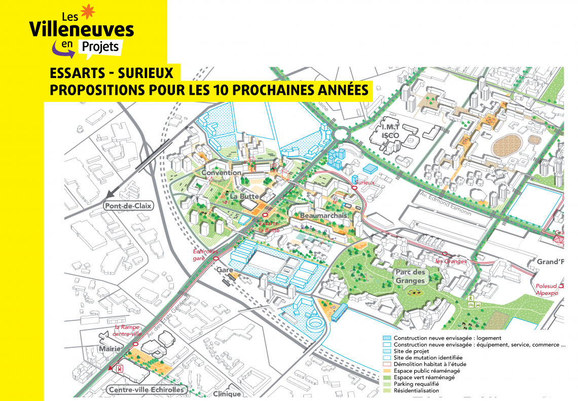 Le plan-guide du projet Essarts-Surieux Le plan-guide du projet Essarts-Surieux