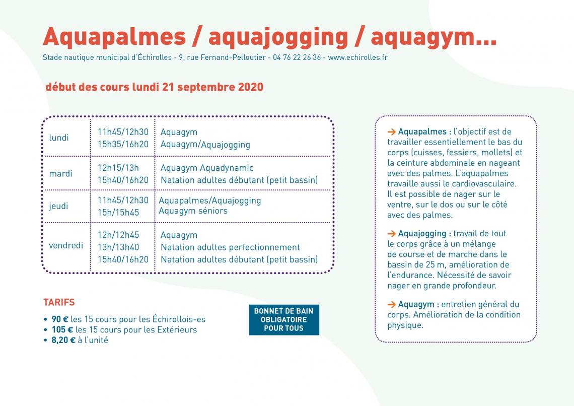 Présentation des différents cours et activités proposés par le Stade nautique Présentation des différents cours et activités proposés par le Stade nautique