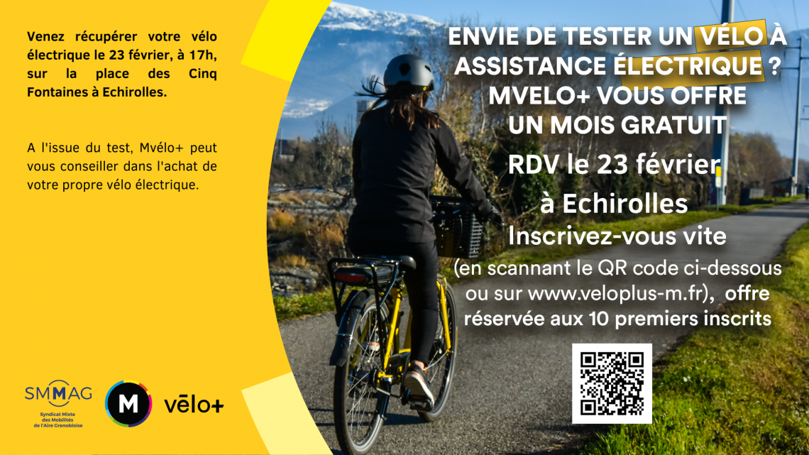 Visuel de la journée de test des Vélos à Assistance Electrique