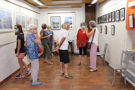Visite guidée de l'exposition permanente par l'association Pastel en Dauphiné.