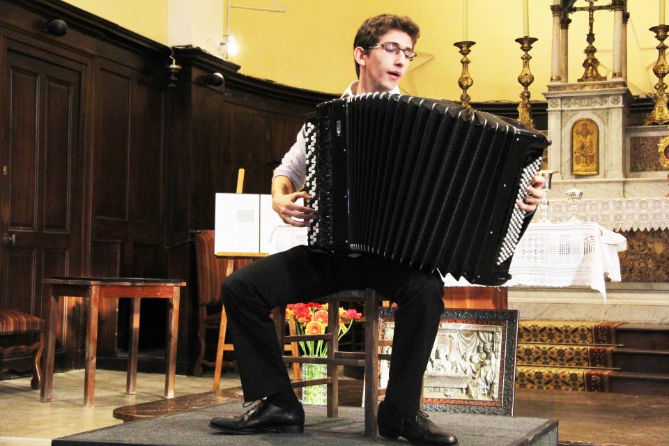 L'accordéoniste Julien Beautemps en concert à l'église Saint-Jacques