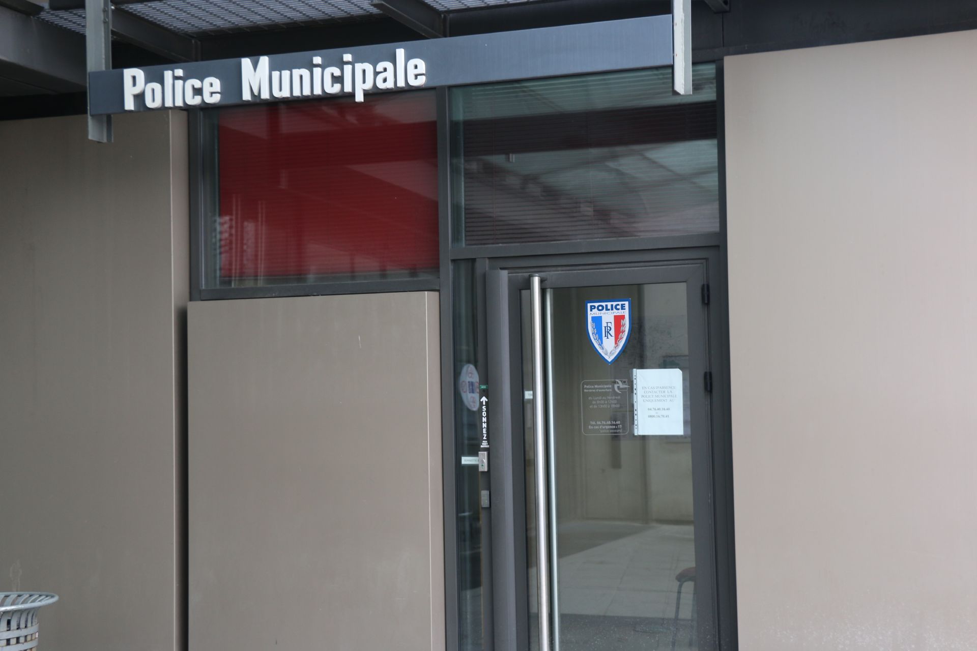 Accueil de la police municipale