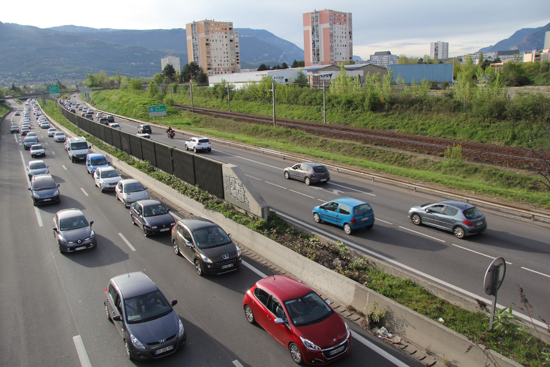 Circulation sur la rocade sud