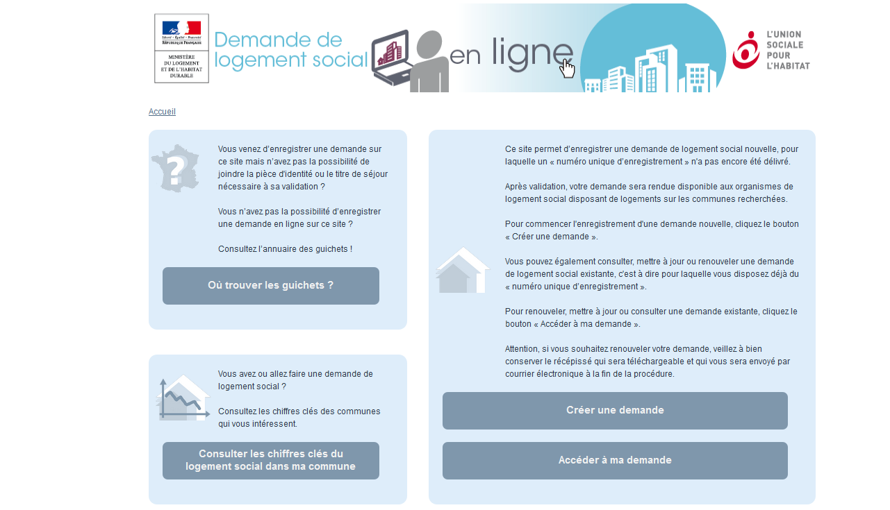 Demande de logement social