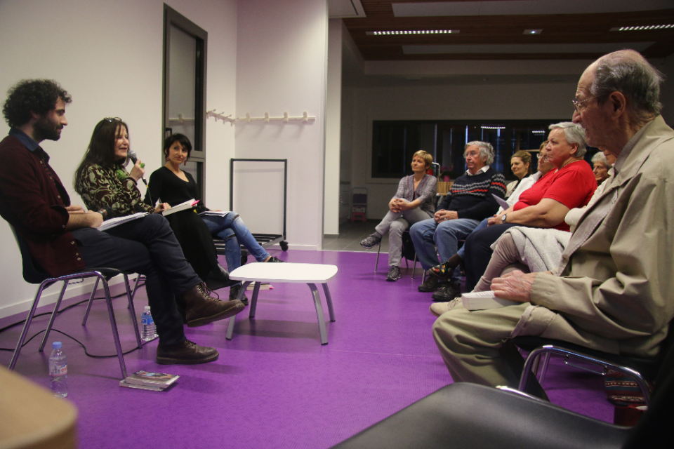 Face à ses lecteurs-trices rencontre irène frain espace prévert