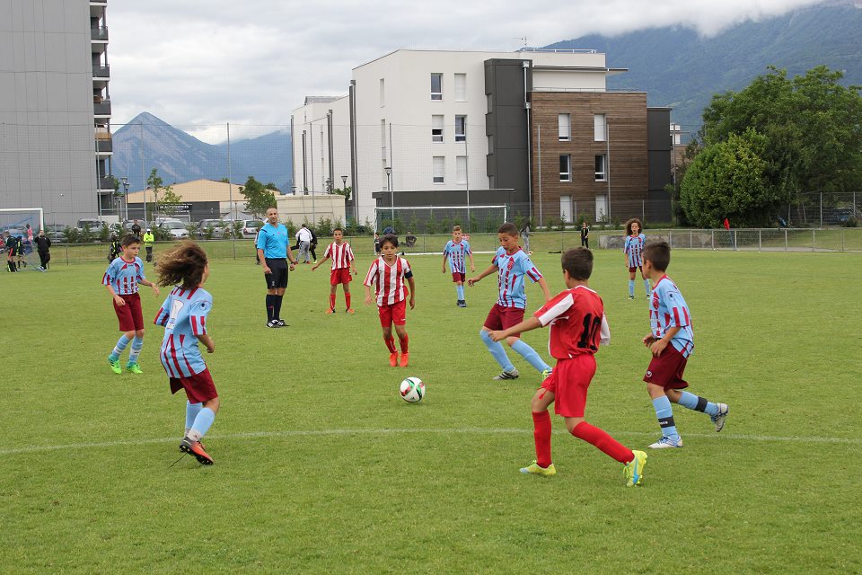 Tournoi foot international benjamins FC Echirolles