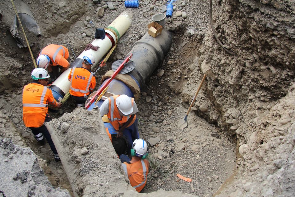 Le chantier rue de l'Industrie