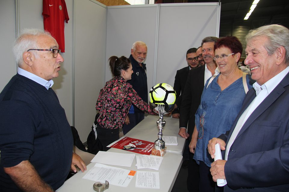 Forum des sports 2017 vsisite du maire et des élu-es Forum des sports 2017 vsisite du maire et des élu-es