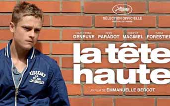 Cinéclub MJC Desnos L'affiche du film La tête haute