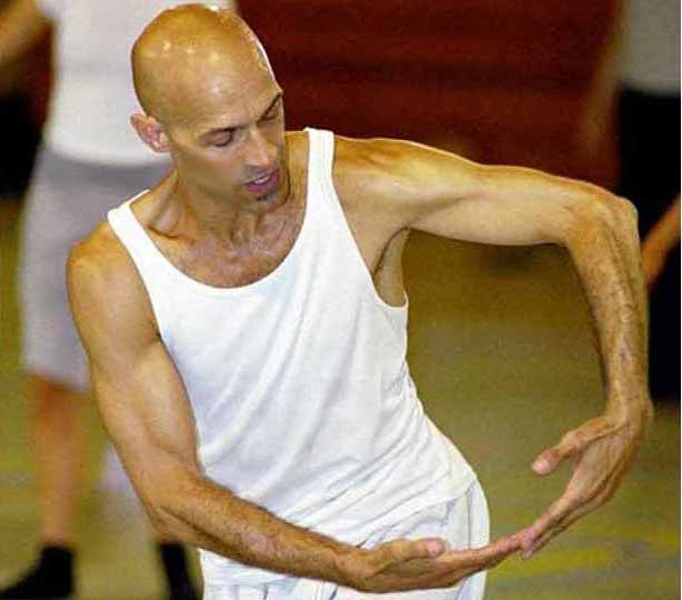 Stage compagnie e-Motions avec Bruce Taylor Bruce Taylor lors d'un stage