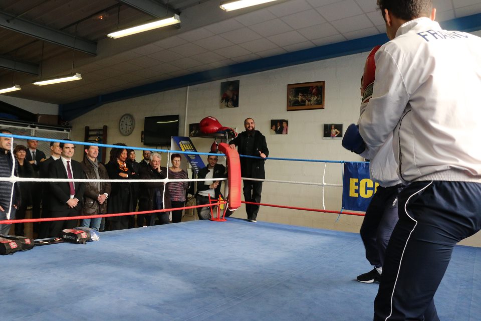 Du bord du ring Visite ministre sports laura flessel