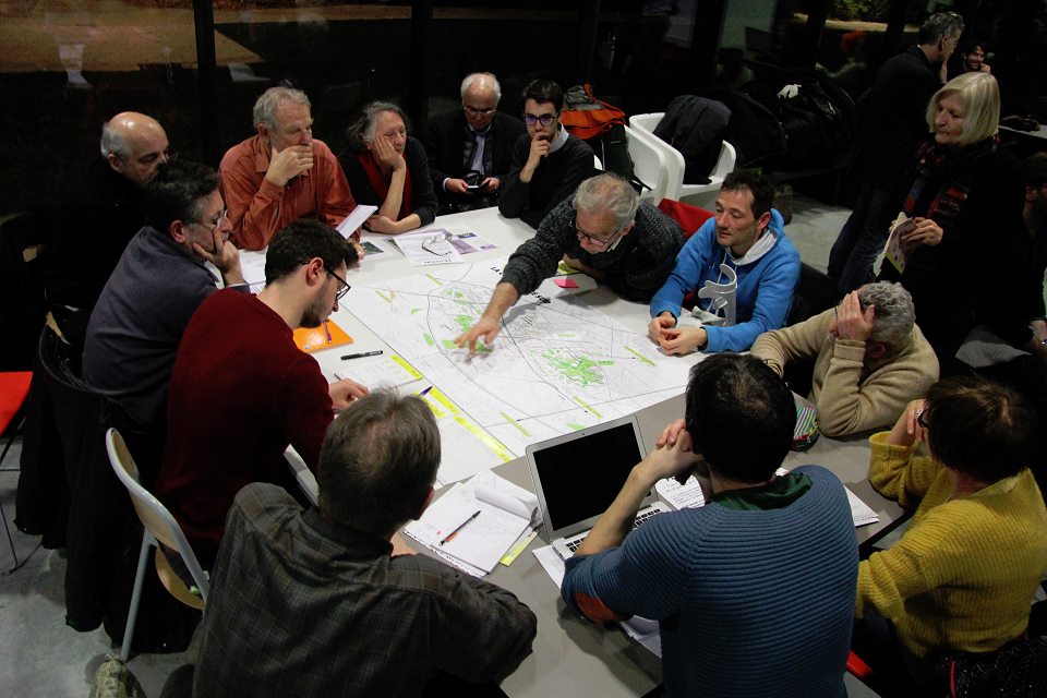 Centralité Sud atelier de concertation L'une des tables rondes