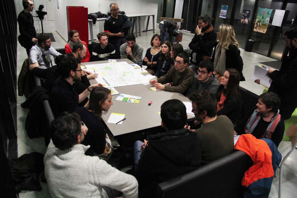 Centralité Sud atelier de concertation L'une des tables rondes