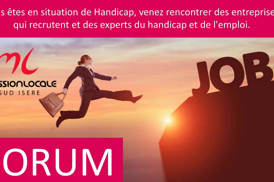 Affiche du Forum handi-emploi