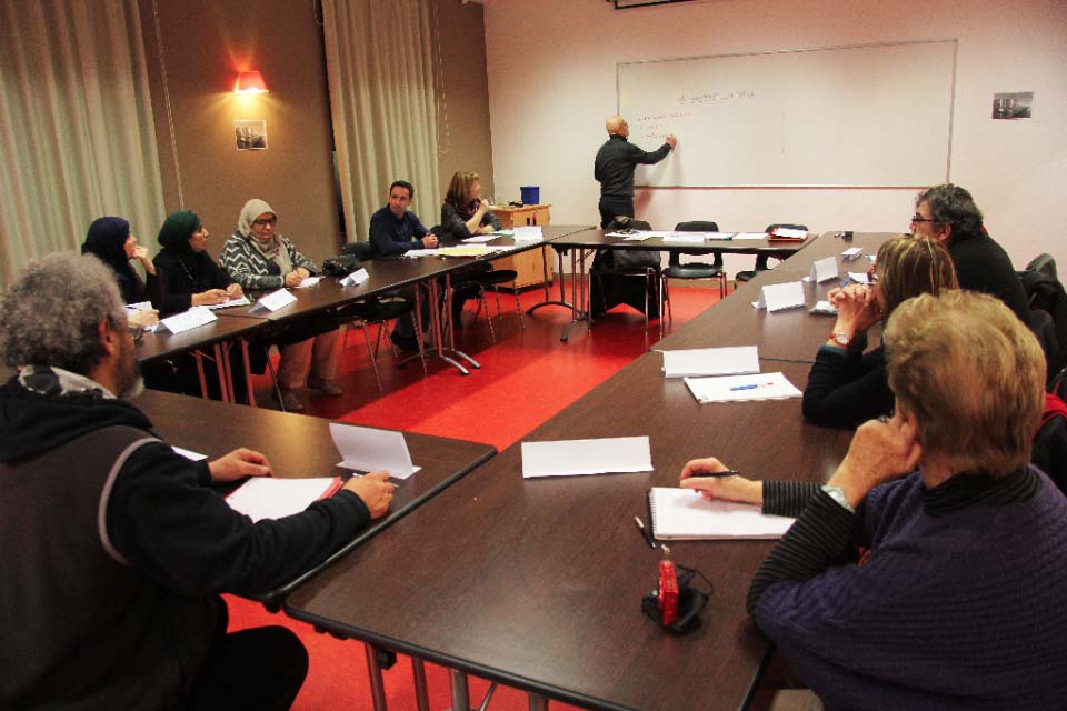 Séance de formation à la Maison des associations