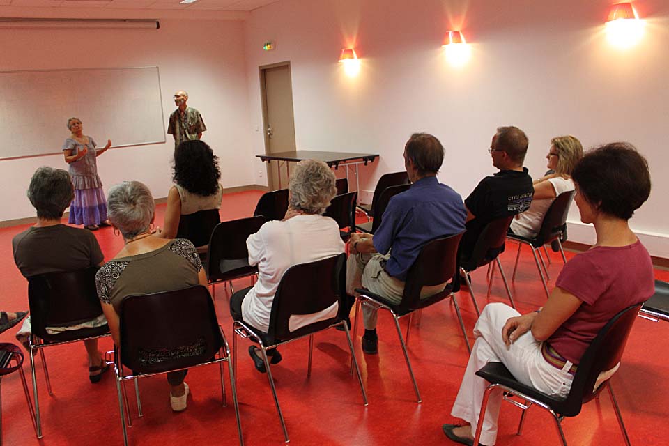 Séance de formation à la Maison des associations