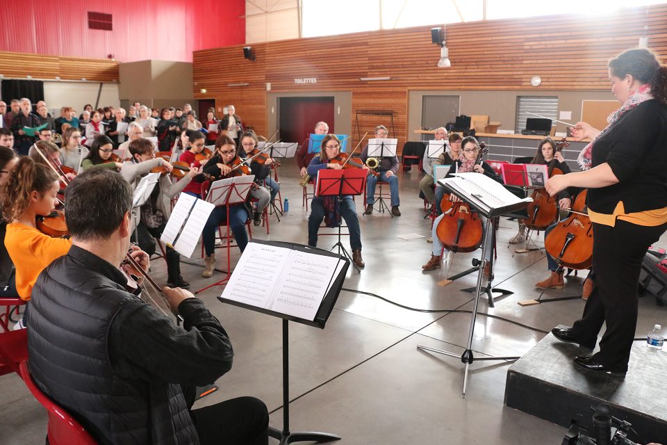 Une cheffe au grand choeur Répétition générale divertimento