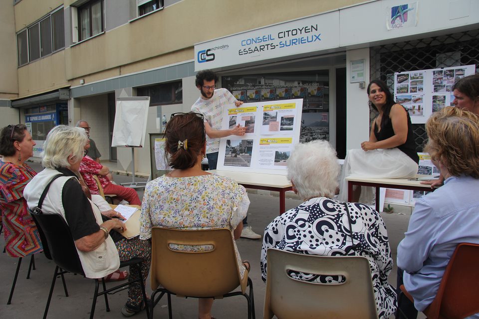 Le Conseil citoyens en relais Atelier concertation deux roues beaumarchais