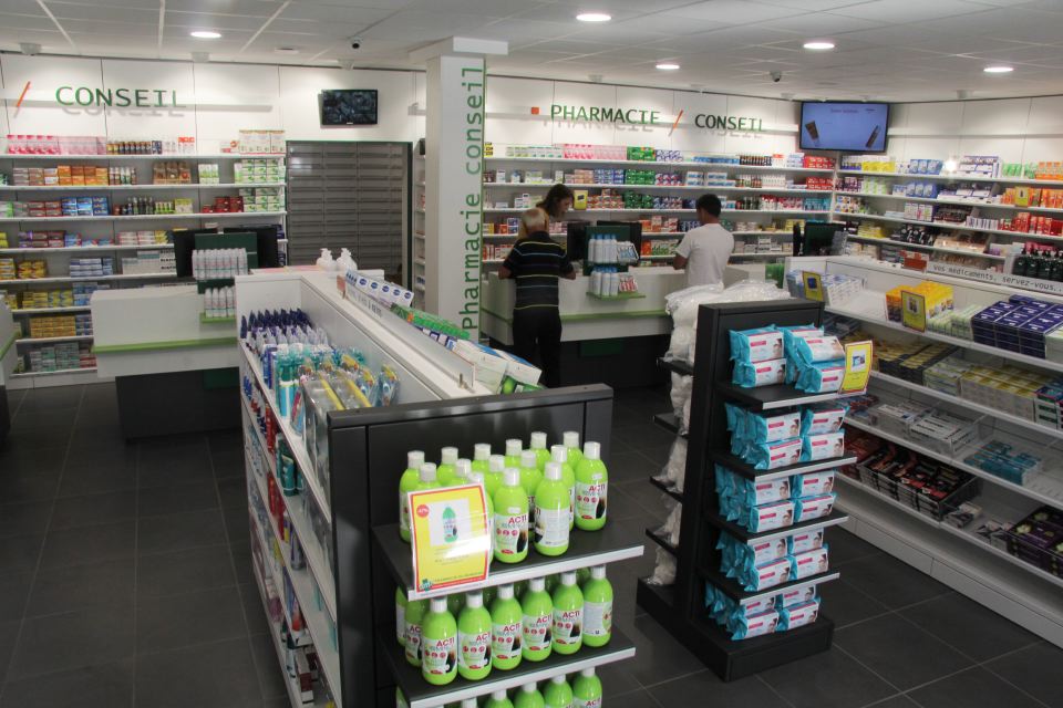 La pharmacie en activité