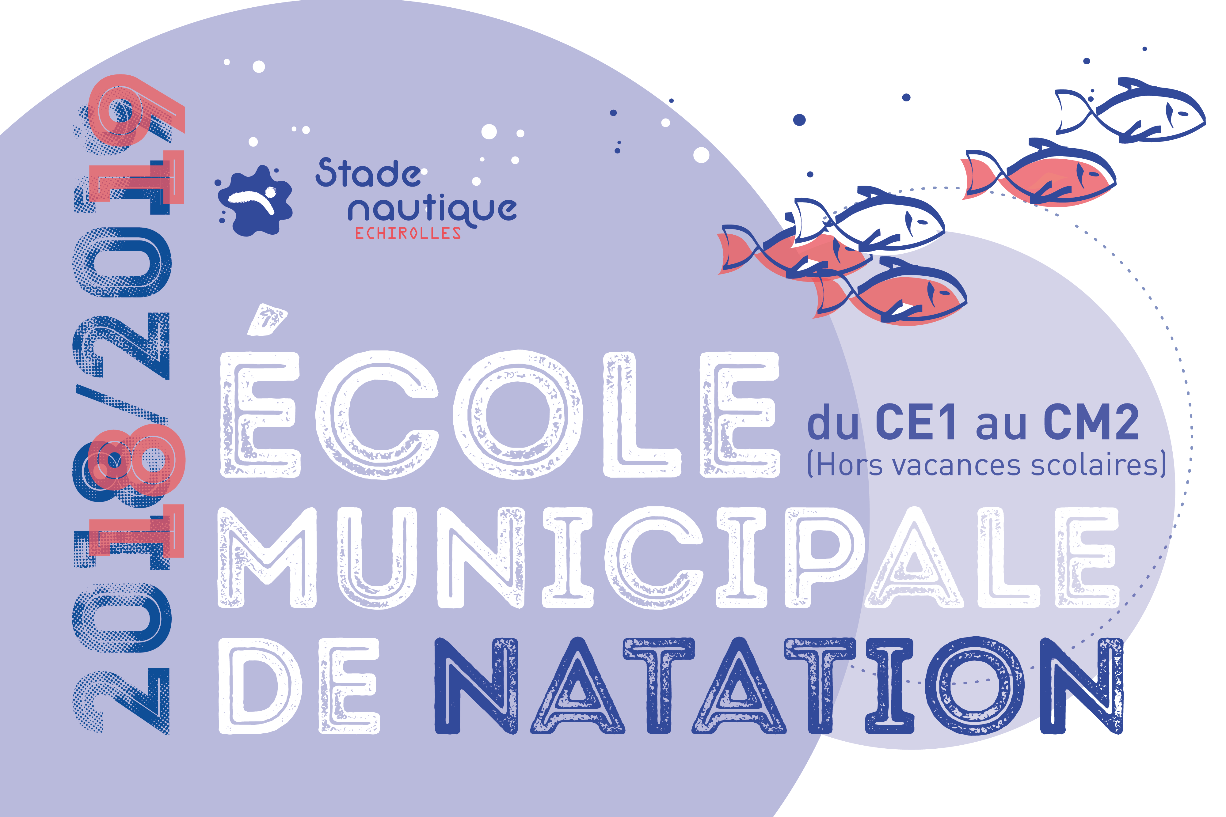Visuel École municipale de natation 2018/2019