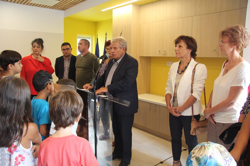 Inauguration du restaurant scolaire Vaillant-Couturier