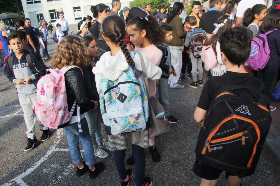 Rentrée scolaire à l'école élémentaire Marcel Cachin