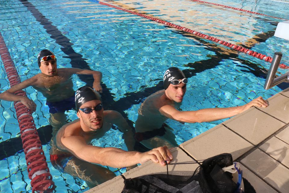 L’équipe de France de triathlon à Echirolles