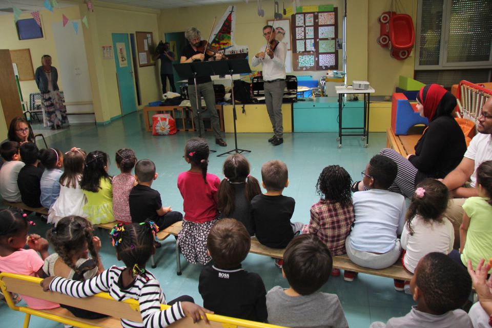 Les Musiciens du Louvre à la maternelle Triolet