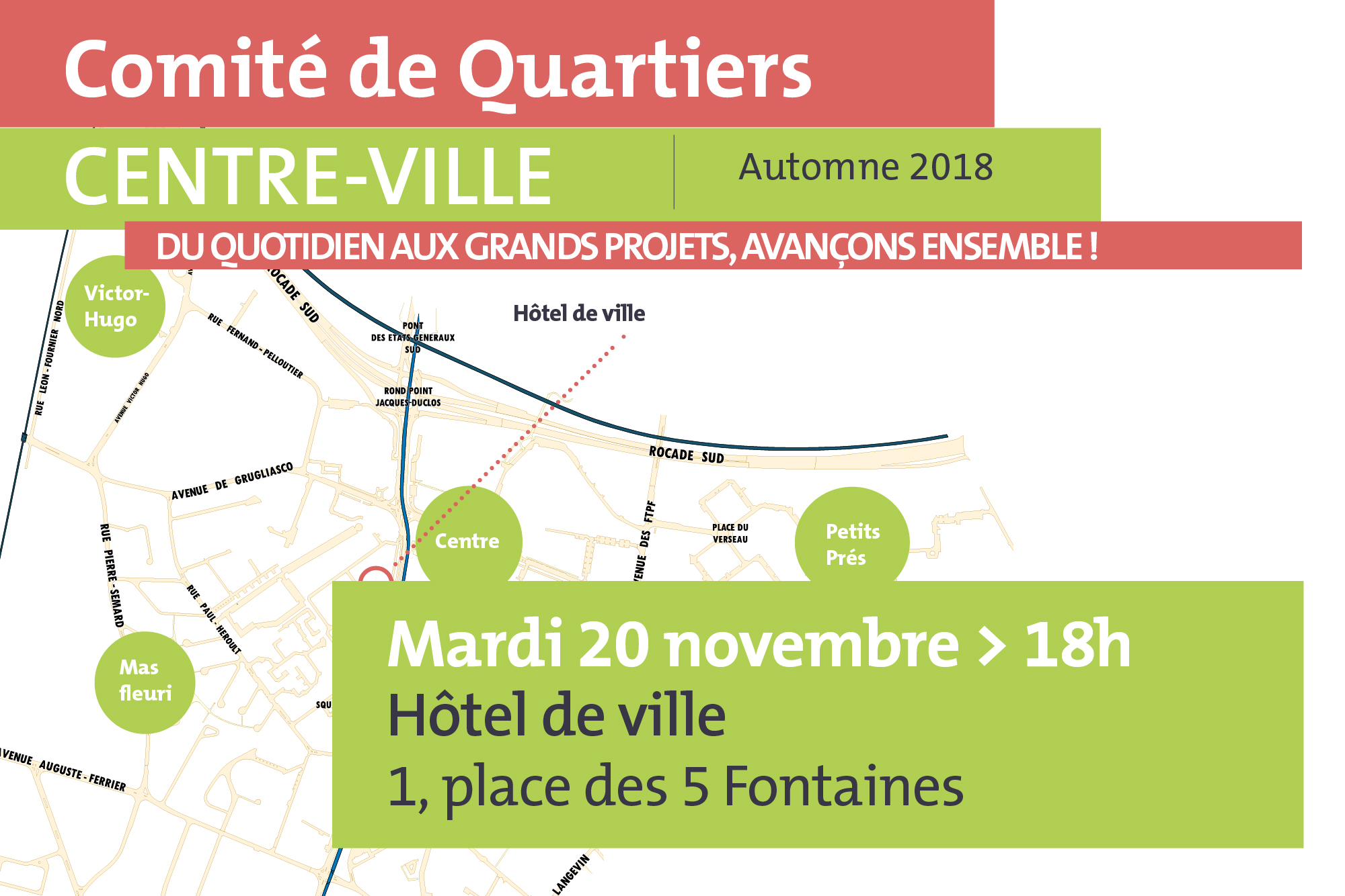 Comité de quartiers Centre automne 2018 Comité de quartiers Centre automne 2018