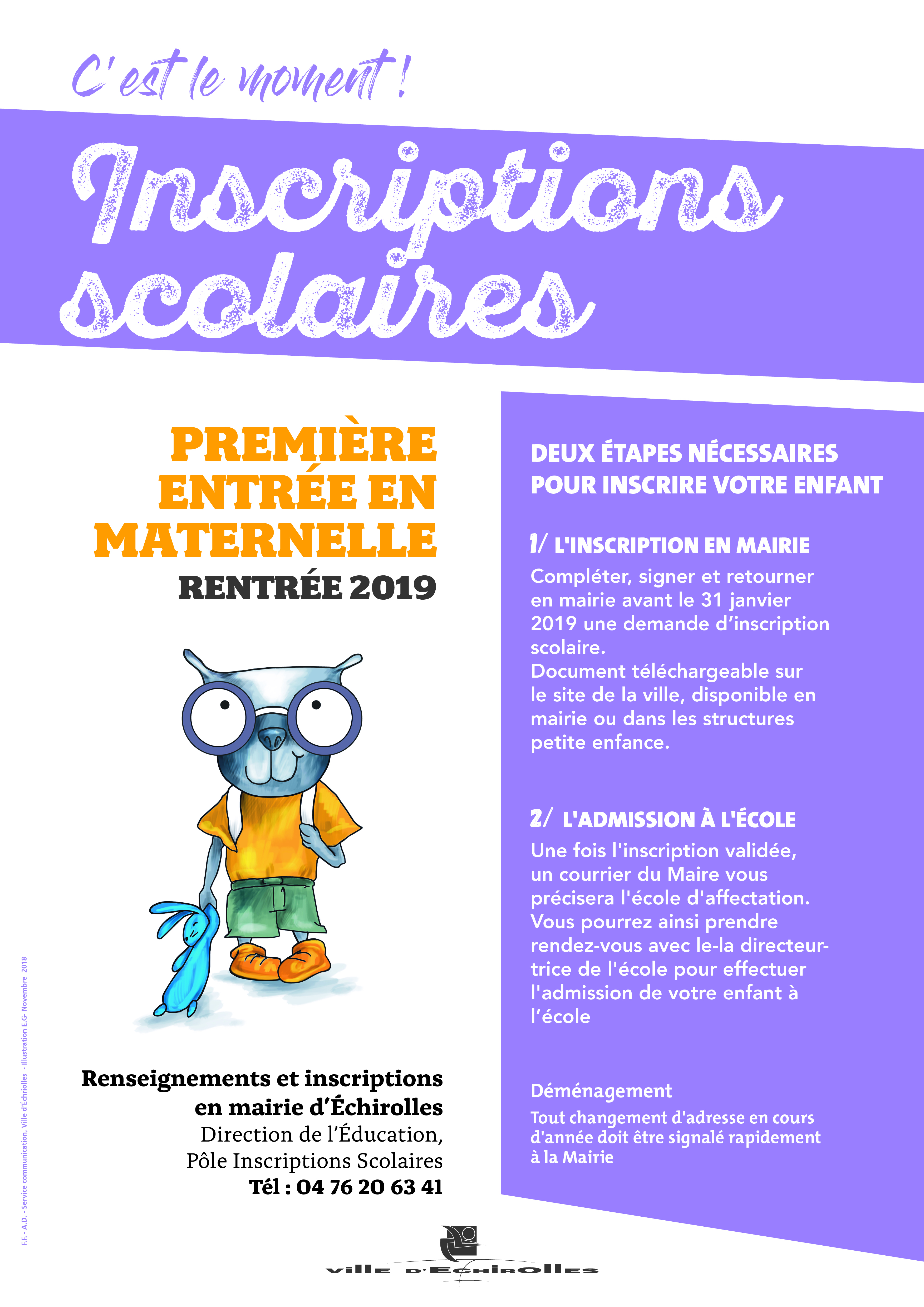 Inscriptions scolaires 2019 Inscriptions scolaires 2019