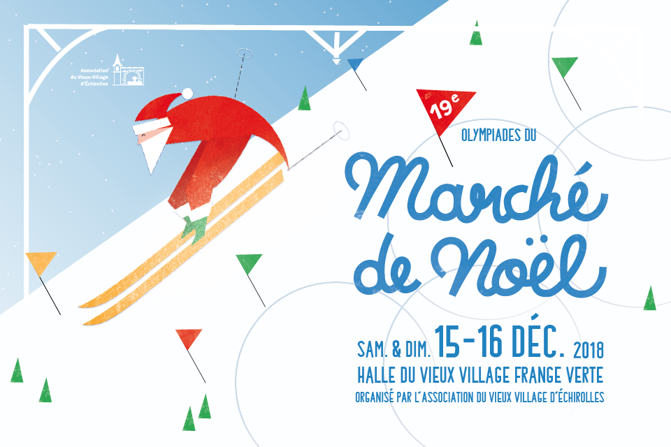 Affiche du  Marché de Noël 2018