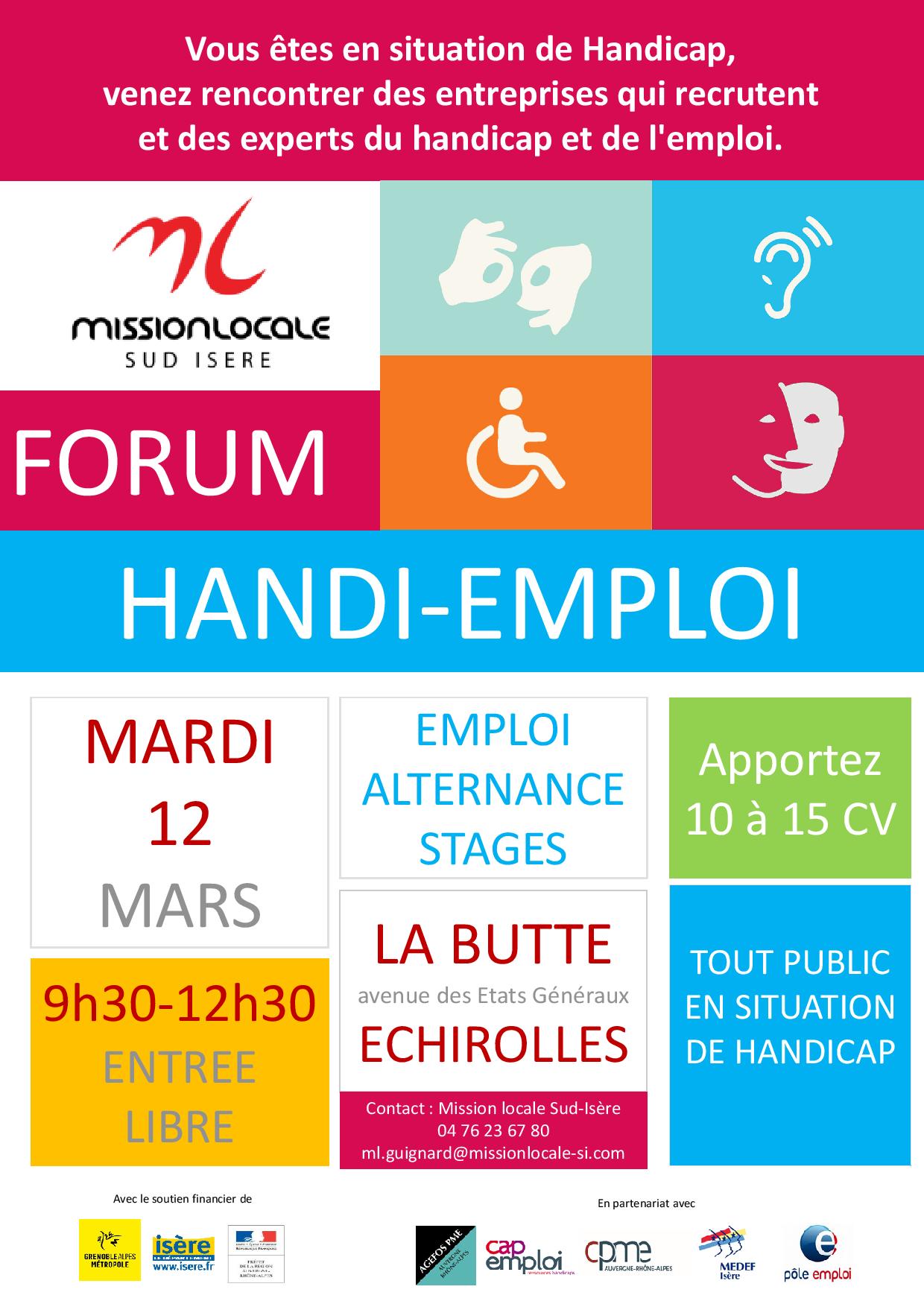 Forum handi-emploi Forum handi-emploi