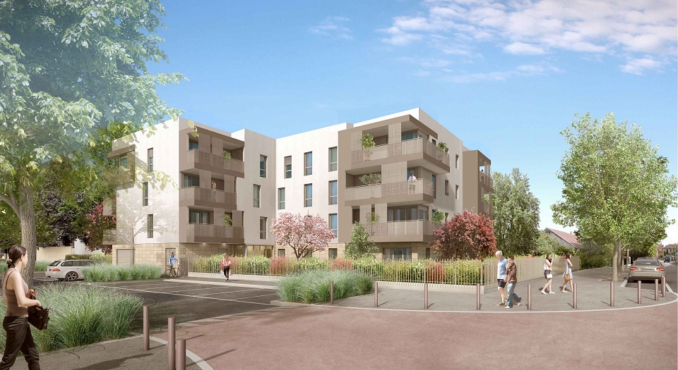 Chantier de l’opération immobilière de la Foncière logement chantier de l’opération immobilière de la Foncière logement