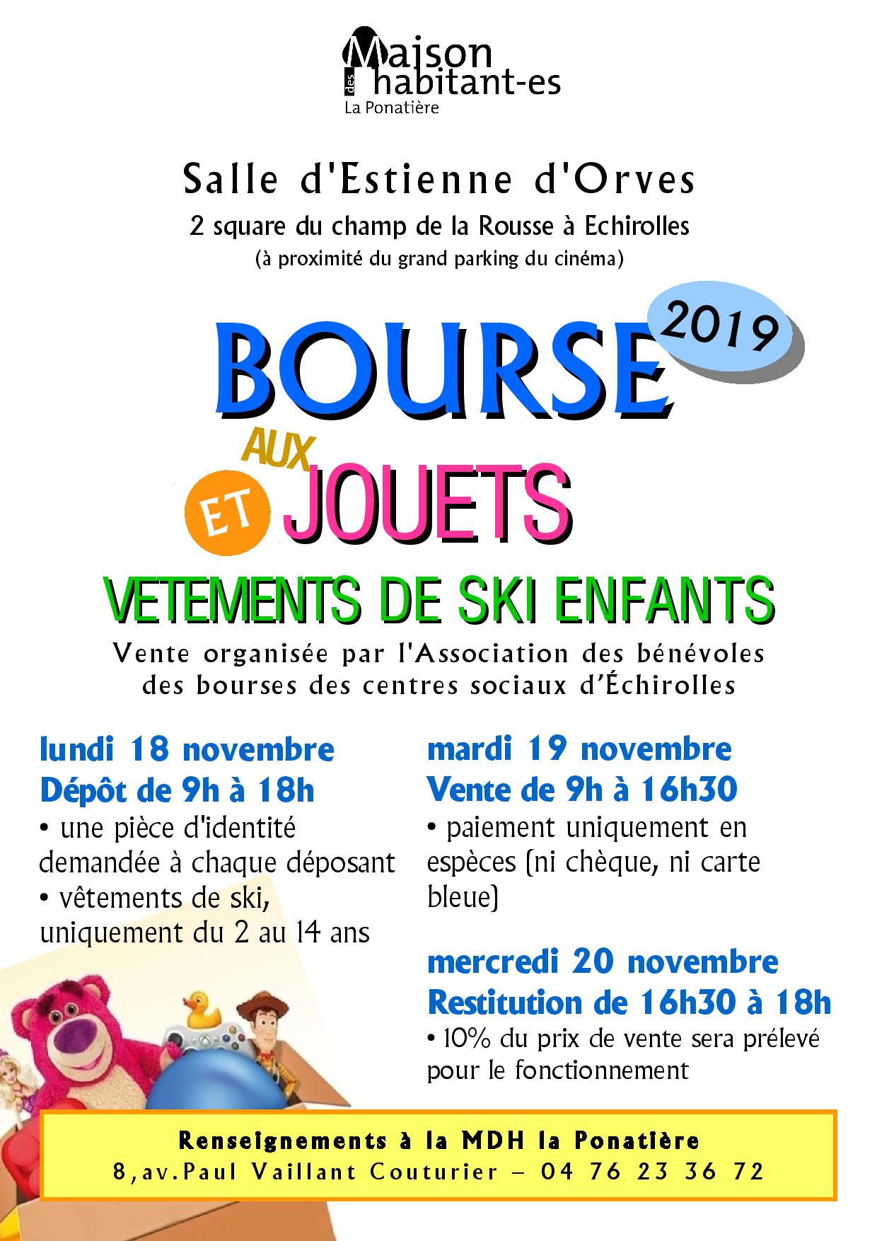 Bourse aux jouets 2019 MDH Pona