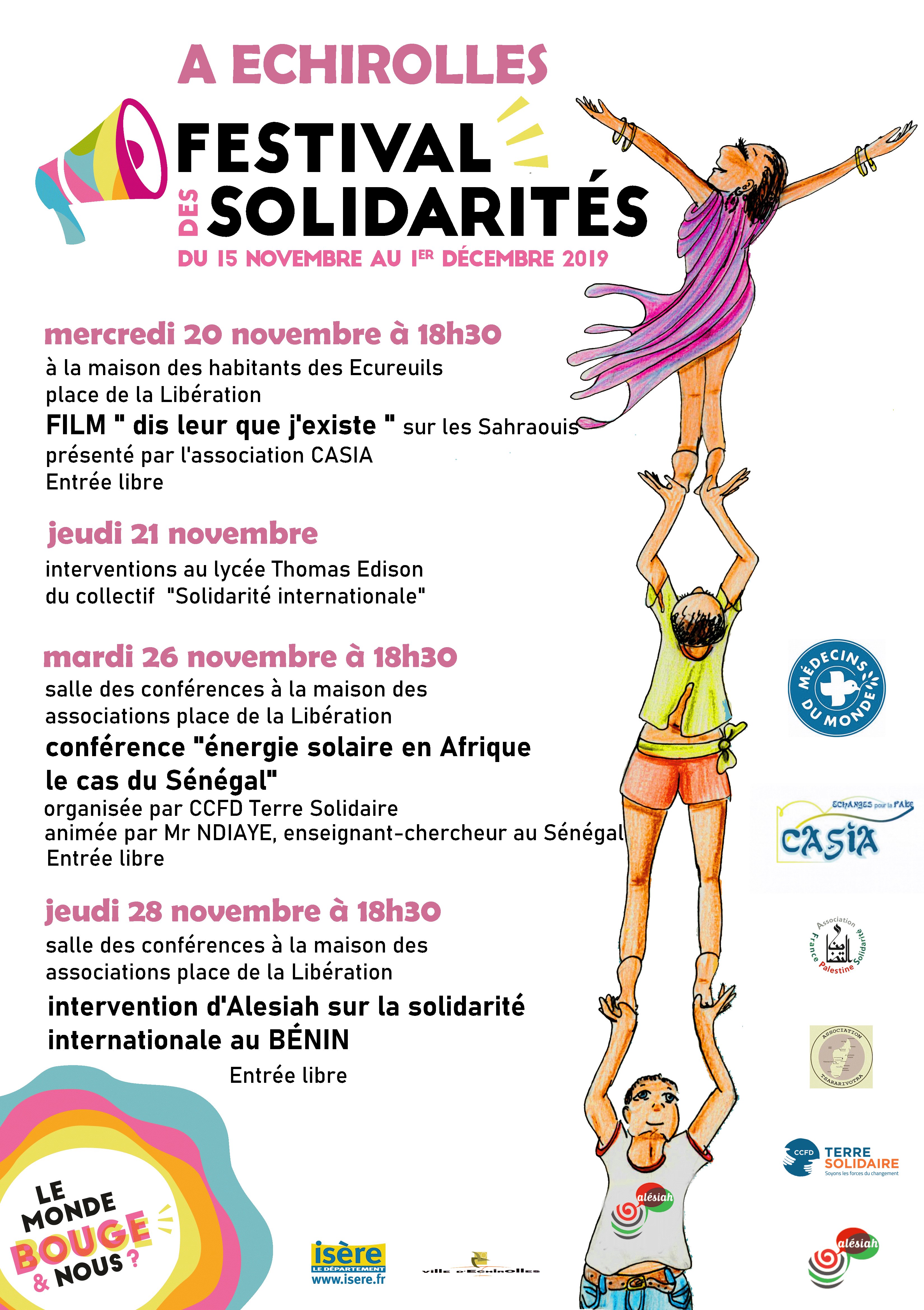 Festival des solidarités Festival des solidarités