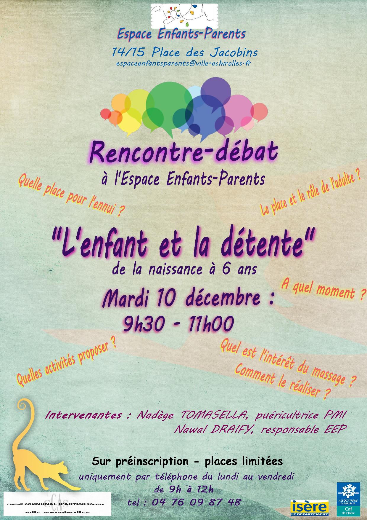 L'enfant et la détente L'enfant et la détente