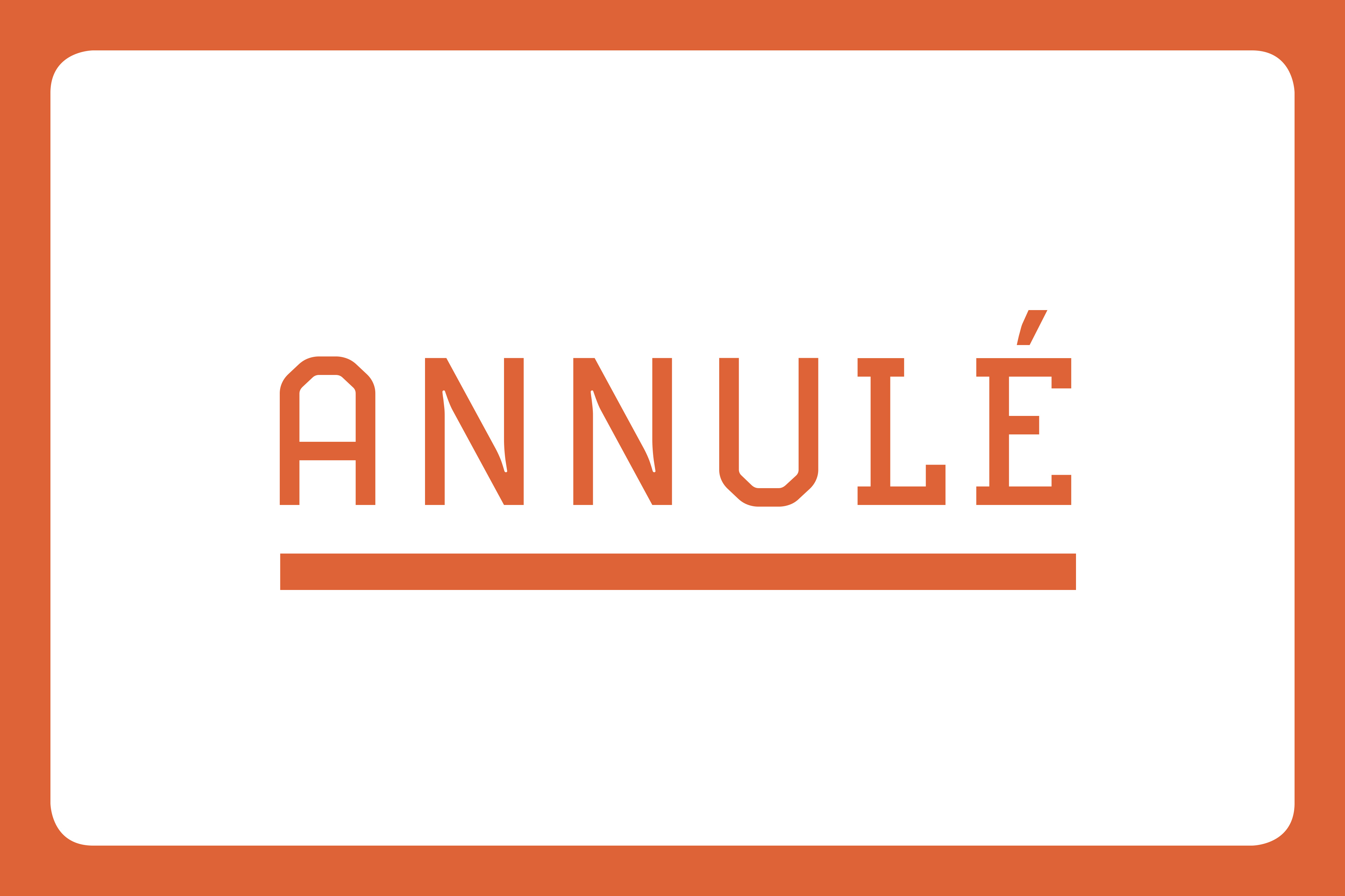 Evenement annulé Texte Evenement annulé