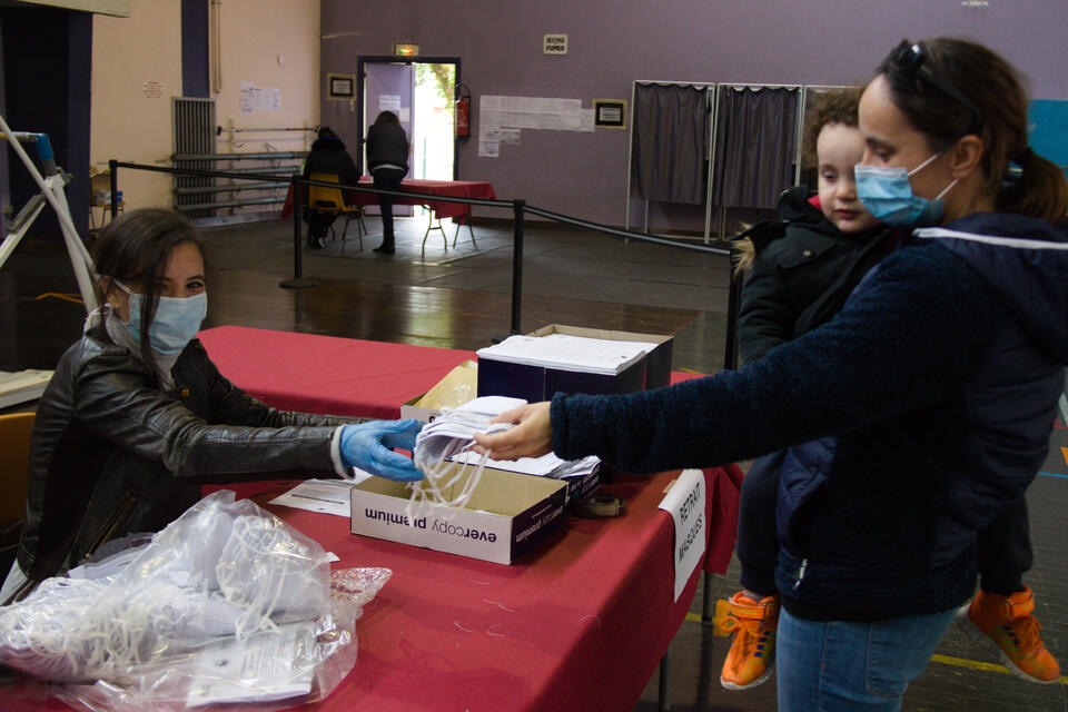 Distribution de masques