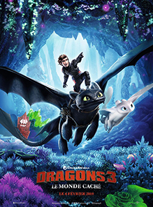 Ciné plein air dragons 3 affiche du film Dragons 3