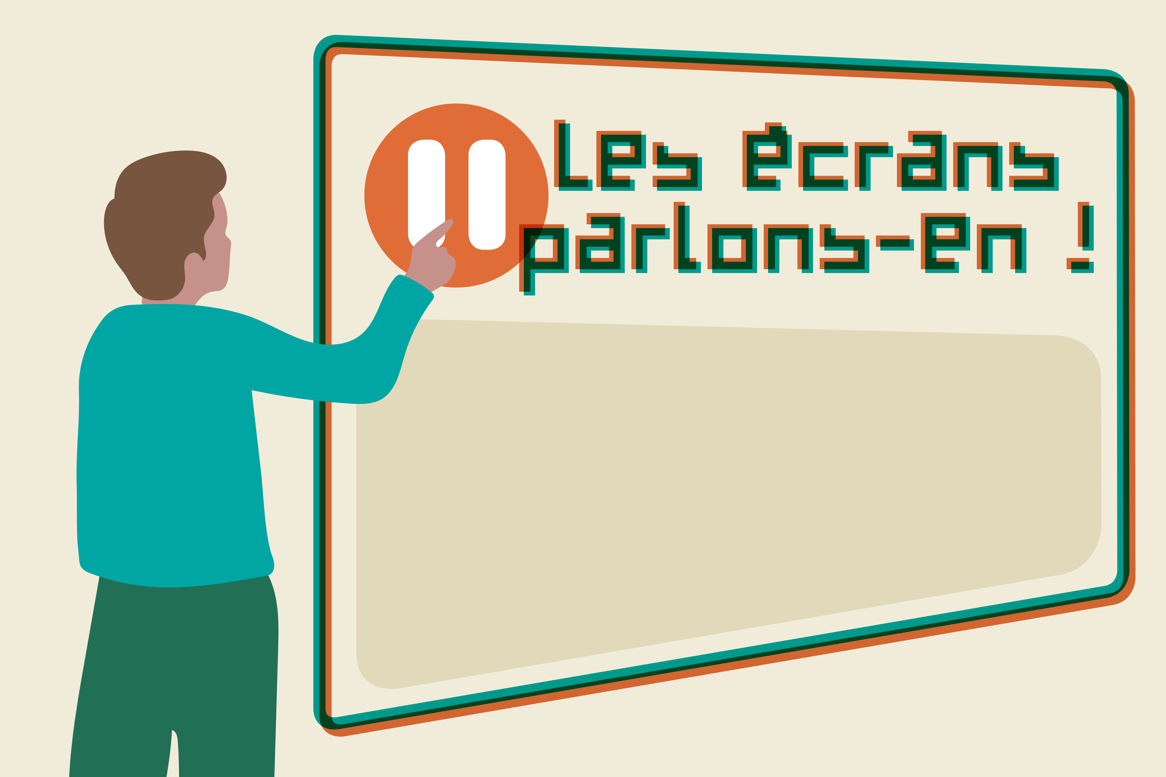 Affiche "les écrans parlons-en !"