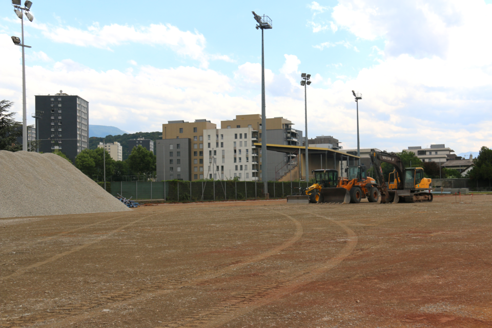 La stade Delaune est entièrement refait pour cet automne