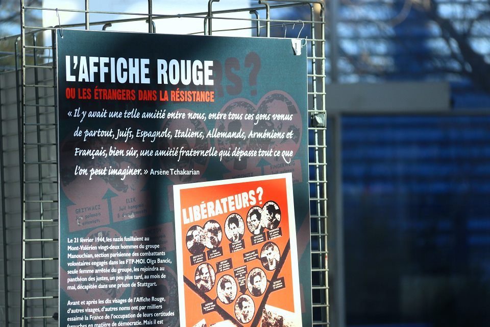 La 10ème Semaine de l'Affiche rouge se tient sur Échirolles jusqu'au 20 janvier La 10ème Semaine de l'Affiche rouge se tient sur Échirolles jusqu'au 20 janvier