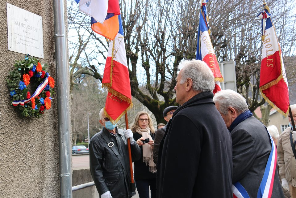 Commémoration groupe de Résistants Manouchian