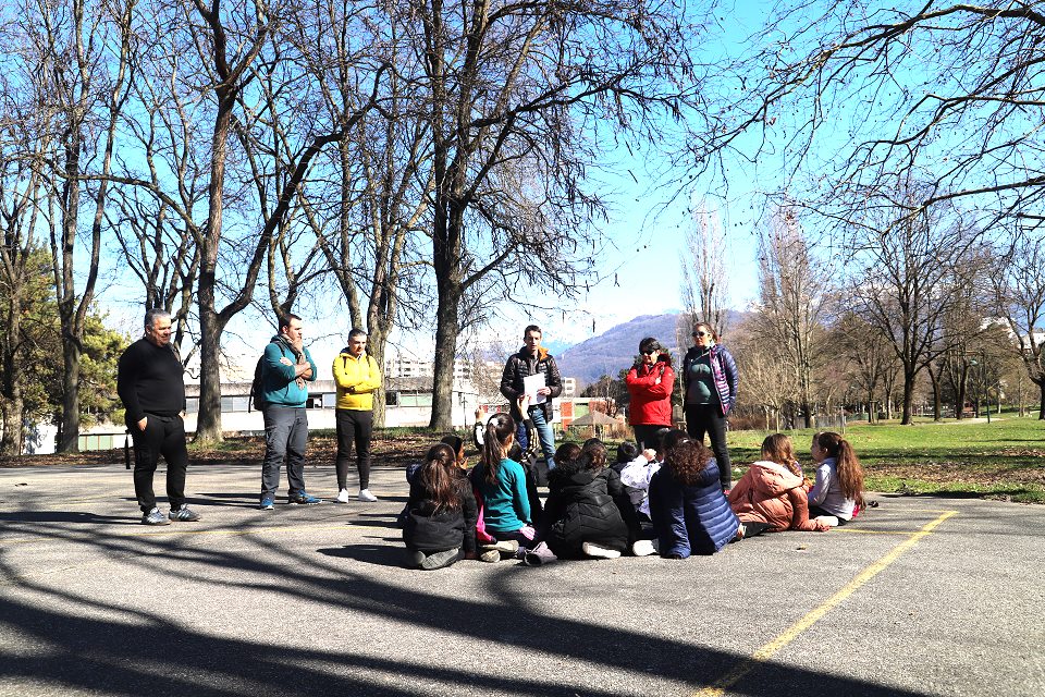 formation ETAPS course d'orientation au parc Maurice-Thorez